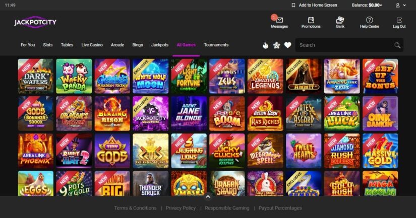 Low minimum deposit casino games