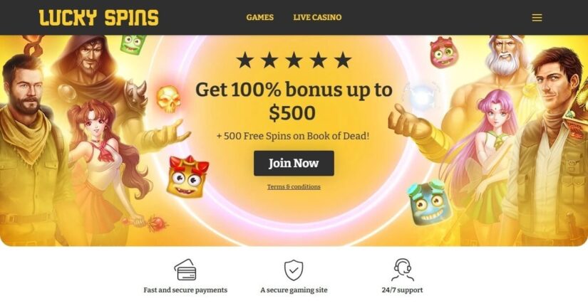 Lucky Spins Casino Bonus