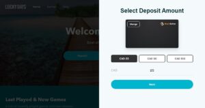 Choose your MuchBetter deposit amount