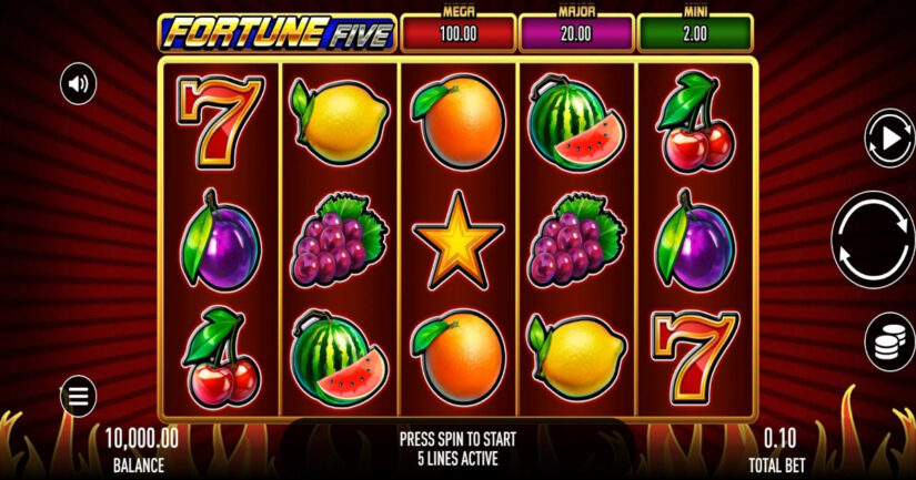 Slot Fortune Five by game provider Gamebeat