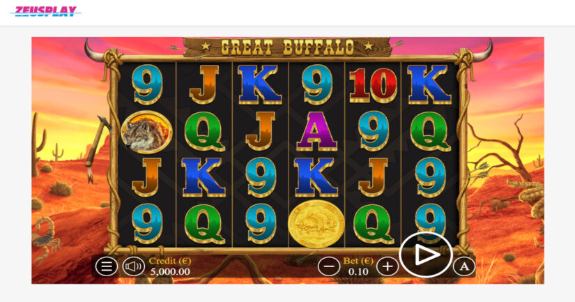 Slot Great Buffalo by game provider Zeusplay