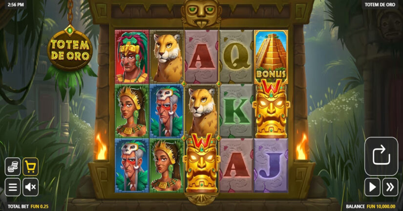 Slot Totem de Oro by game provider Gamebeat