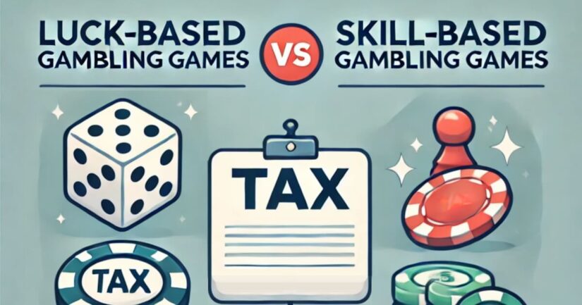 Gambling tax for luck vs skill games