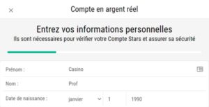 Créer un compte sur le nouveau casino en ligne