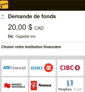 Choisissez votre banque