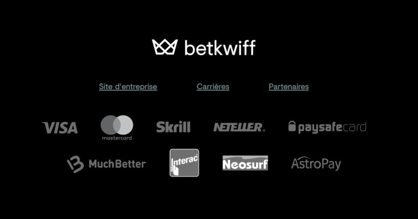 Méthodes de paiement disponibles chez Betkwiff